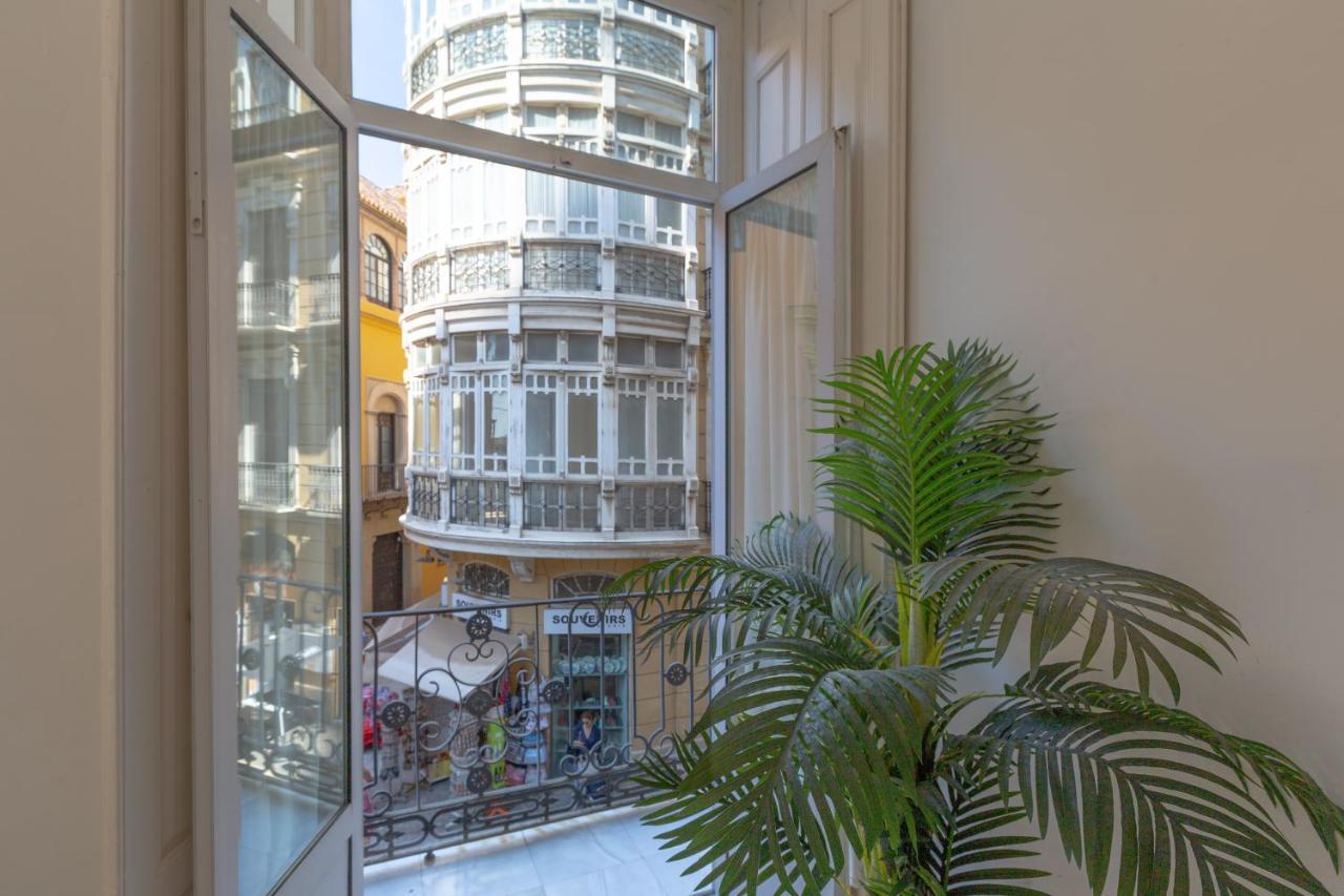 Luminoso Apartamento De Dos Habitaciones Con Vistas A Las Catedral Málaga Kültér fotó