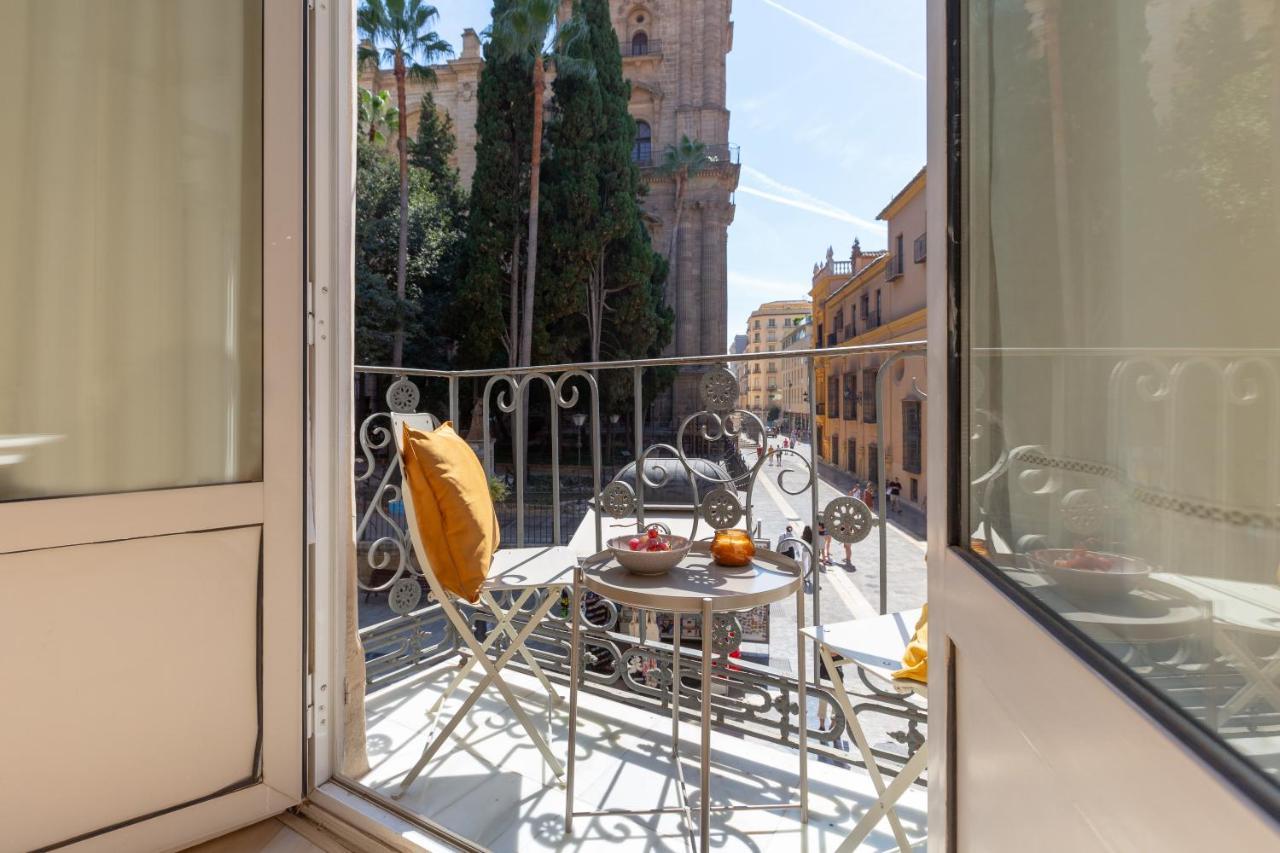 Luminoso Apartamento De Dos Habitaciones Con Vistas A Las Catedral Málaga Kültér fotó