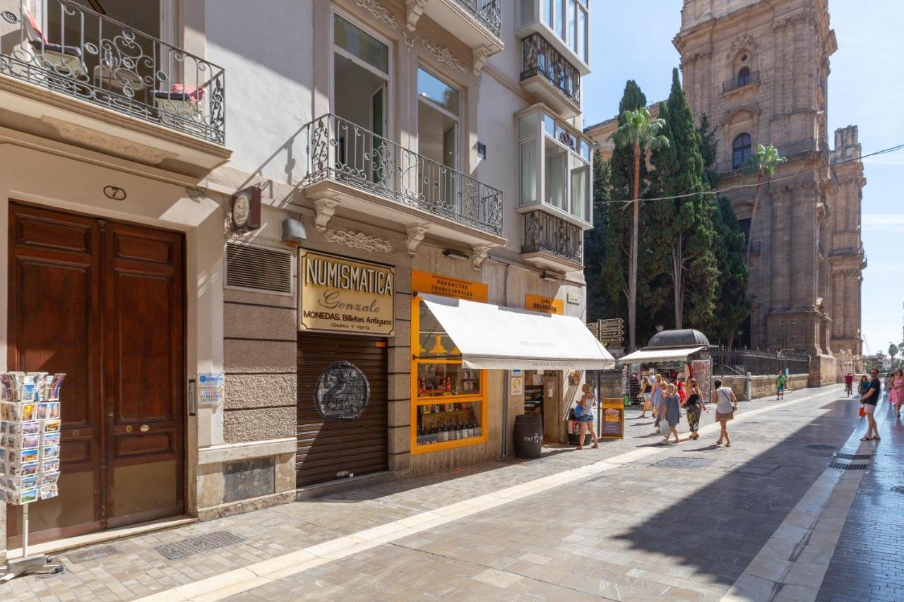 Luminoso Apartamento De Dos Habitaciones Con Vistas A Las Catedral Málaga Kültér fotó