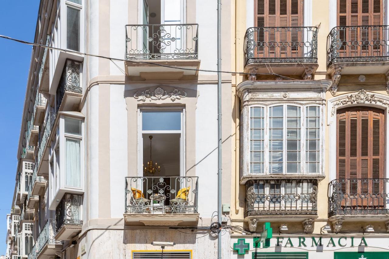 Luminoso Apartamento De Dos Habitaciones Con Vistas A Las Catedral Málaga Kültér fotó