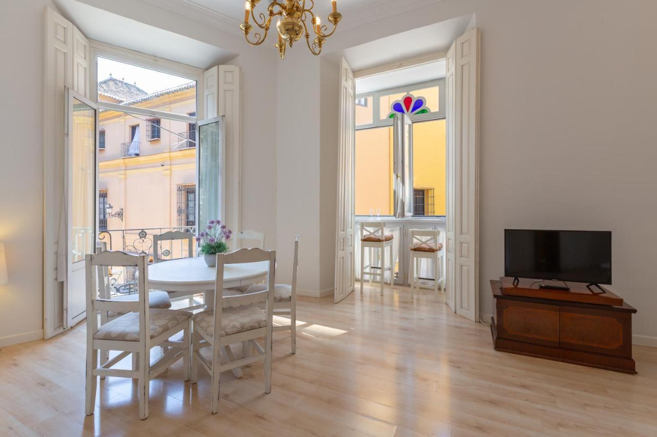 Luminoso Apartamento De Dos Habitaciones Con Vistas A Las Catedral Málaga Kültér fotó