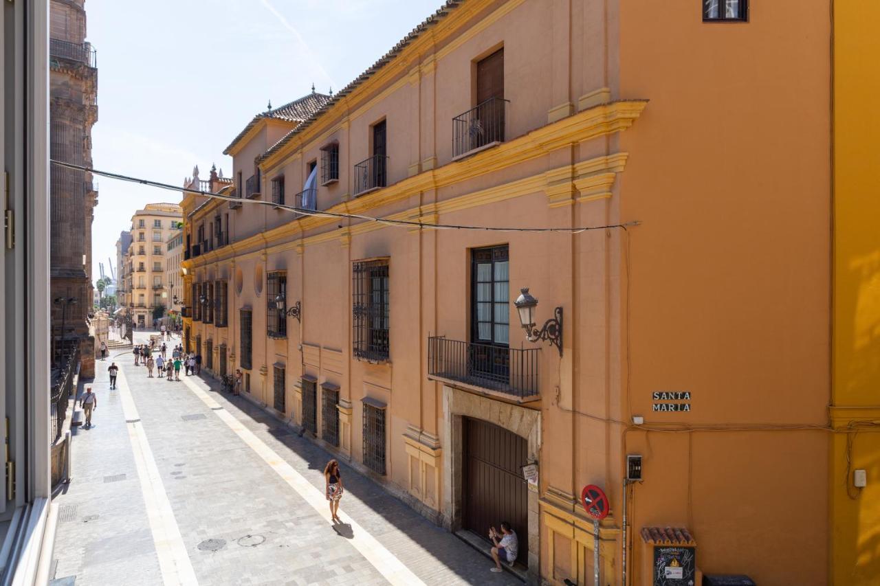 Luminoso Apartamento De Dos Habitaciones Con Vistas A Las Catedral Málaga Kültér fotó