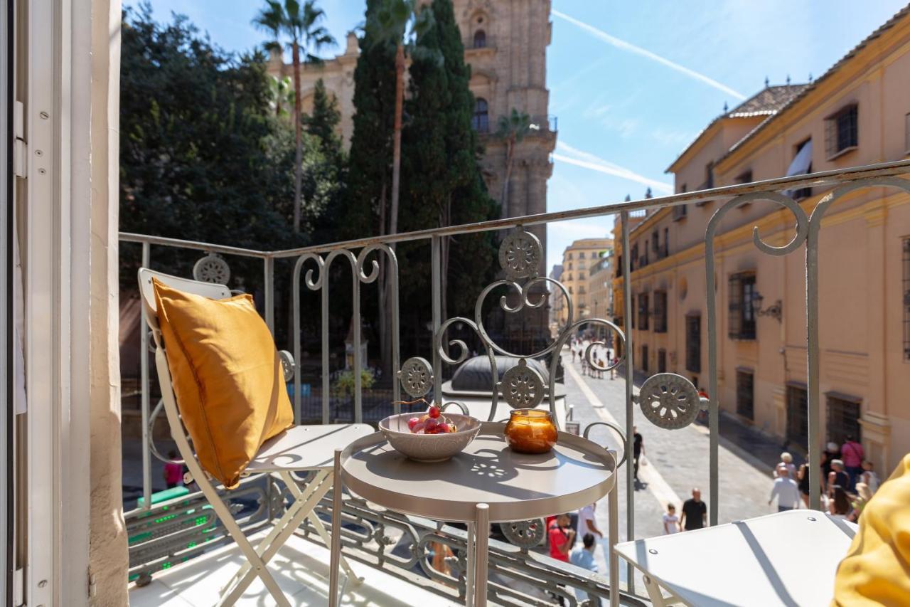 Luminoso Apartamento De Dos Habitaciones Con Vistas A Las Catedral Málaga Kültér fotó