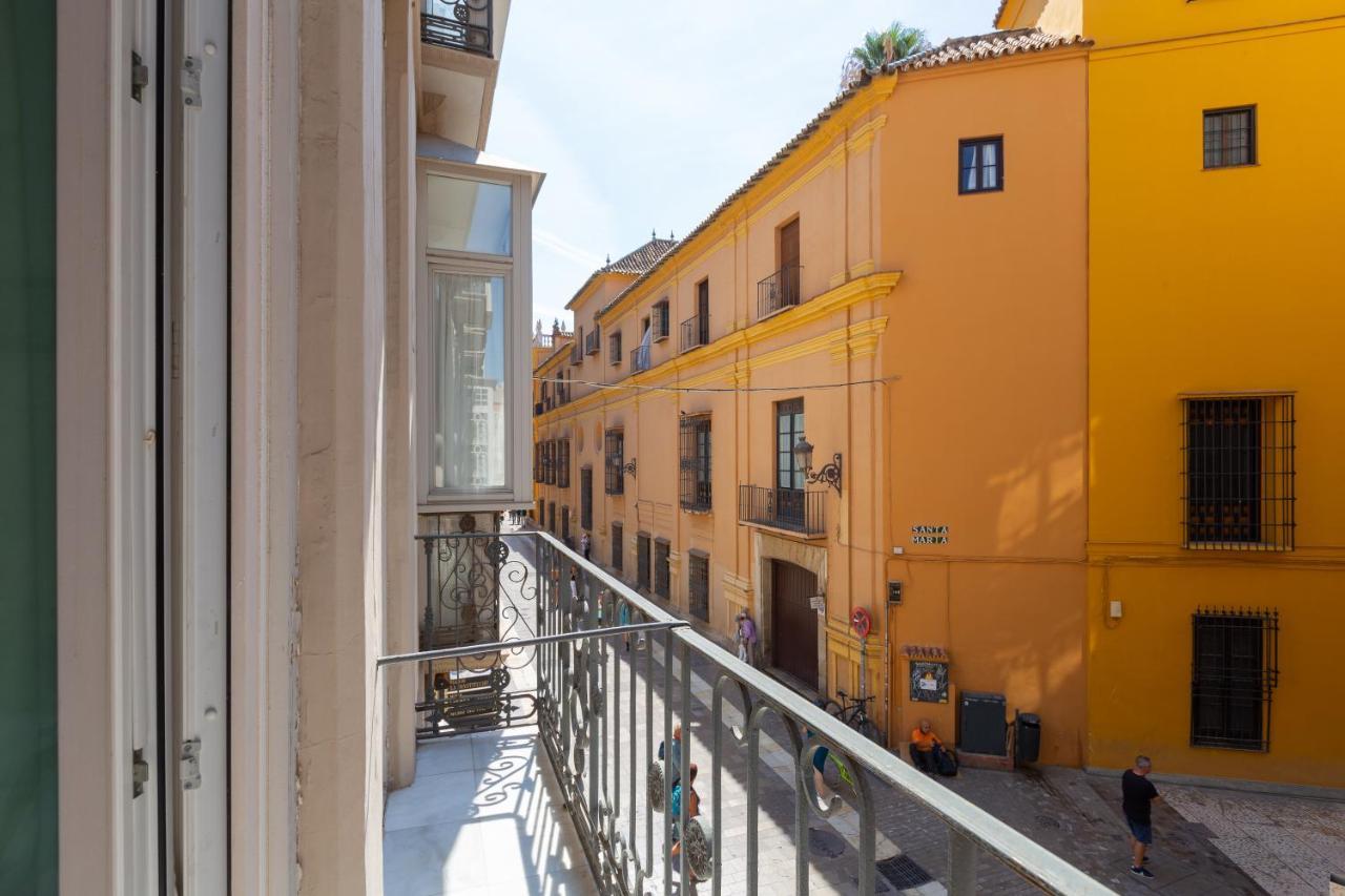 Luminoso Apartamento De Dos Habitaciones Con Vistas A Las Catedral Málaga Kültér fotó
