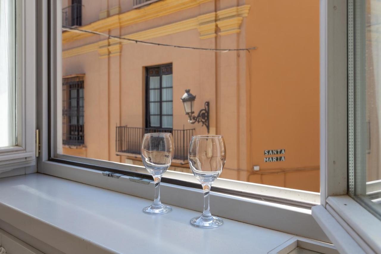 Luminoso Apartamento De Dos Habitaciones Con Vistas A Las Catedral Málaga Kültér fotó